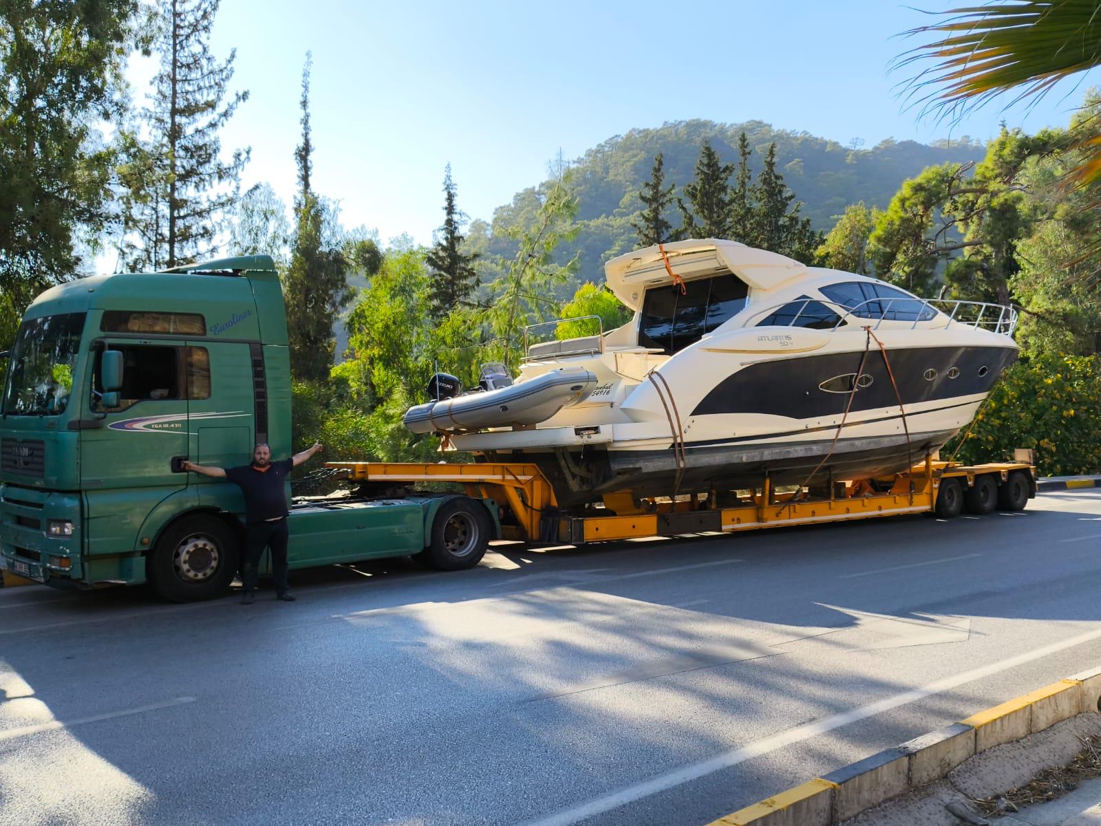 göcek - istanbul transferimiz 17 mt 19 ton