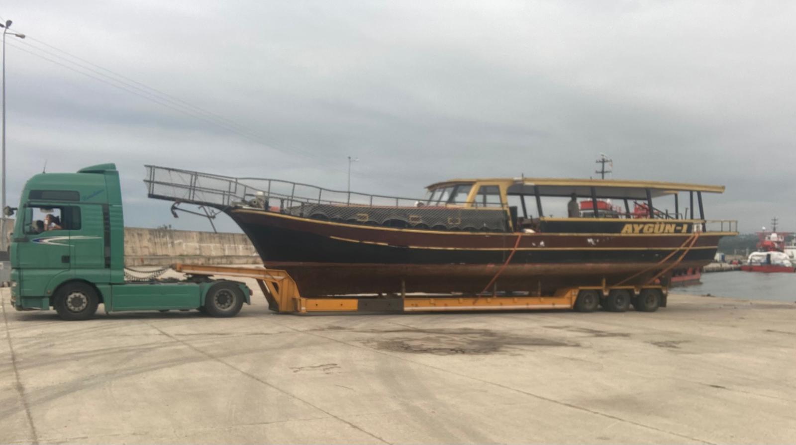 sinop - fethiye transferimiz 19 mt 21 ton